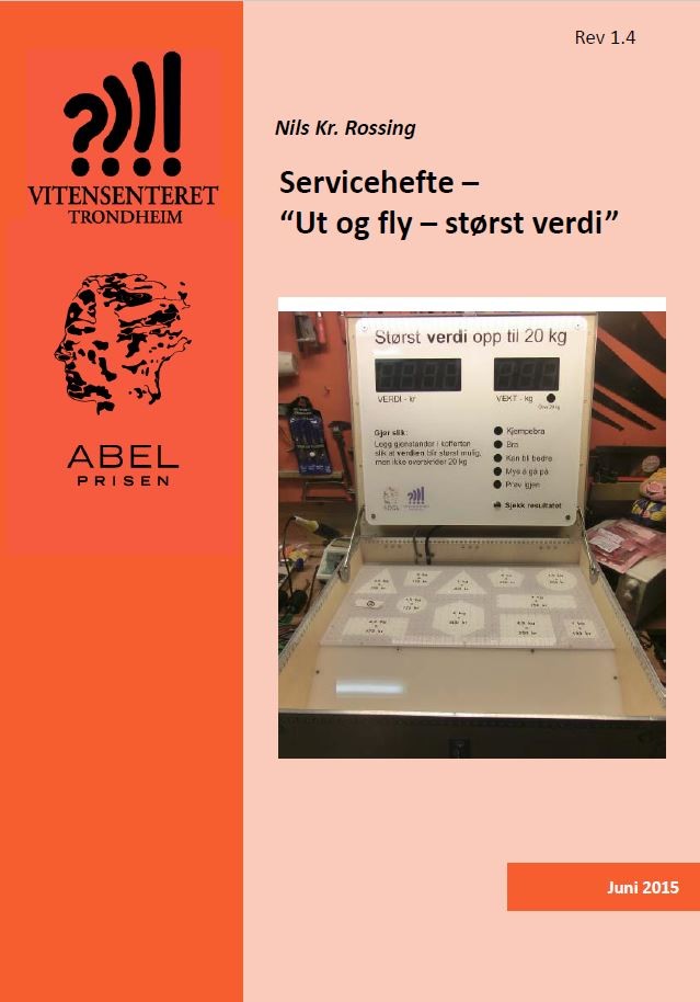 Servicehefte – Ut og fly – størst verdi forside