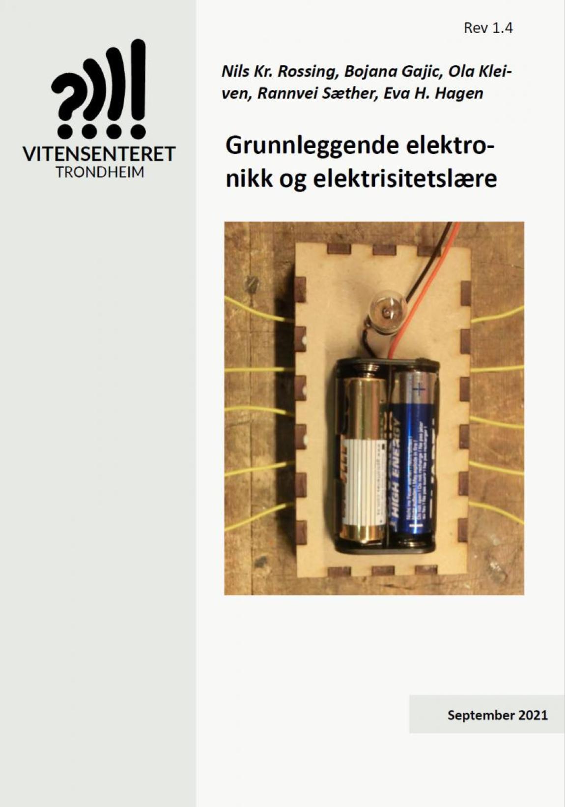 Forside Grunnleggende elektronikk og elektrisitetslære